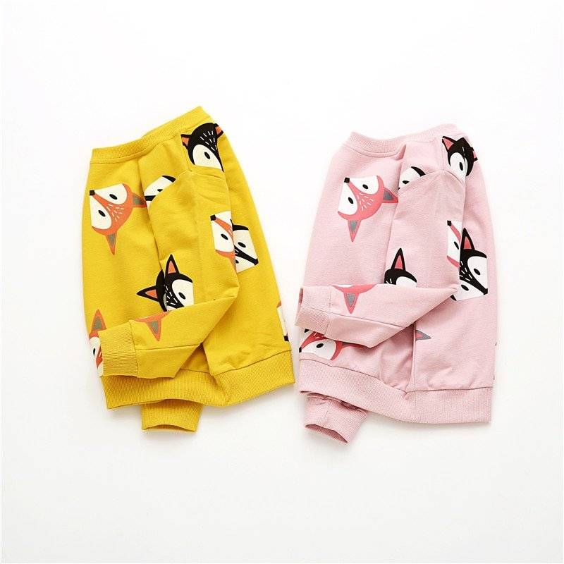 Animal Patterned Sweatshirt for Boys