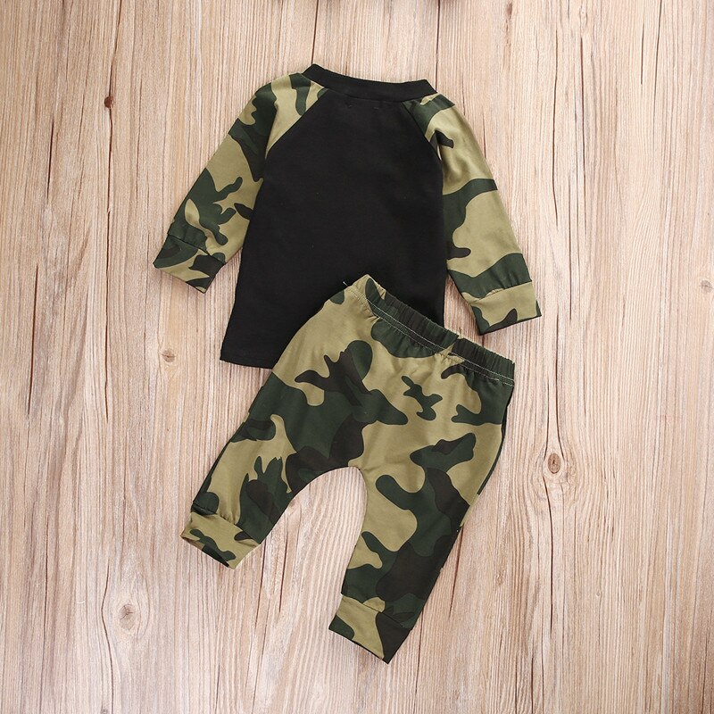 Camouflage Newborn Clothing Set