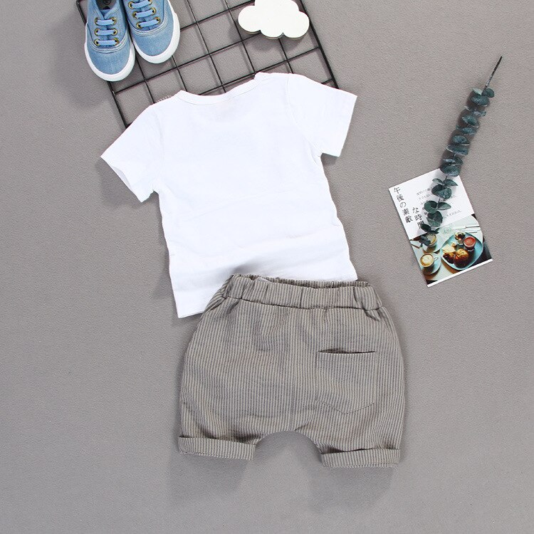 Two-Piece Cotton Clothing Set for Baby Boys