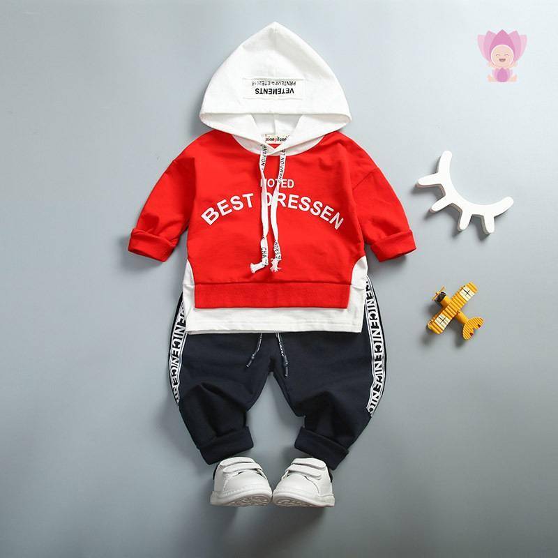 Baby Boy's Cotton Long Sleeve Clothing Set