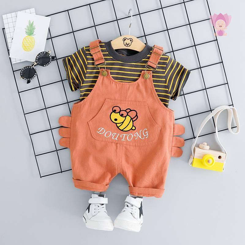 Baby Boy's Cute Cotton T-Shirt with Shorts