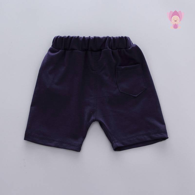 Boy's Mustache Printed Shirt / Shorts Clothing Set