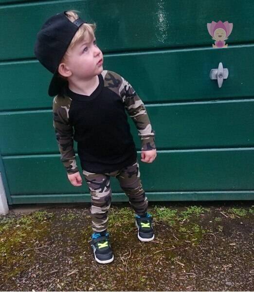 Camouflage Newborn Clothing Set