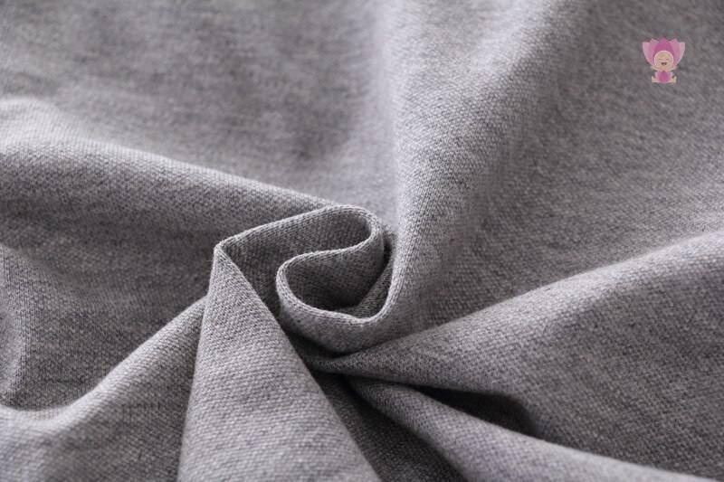 Cotton Boys' Clothing Set in White and Grey