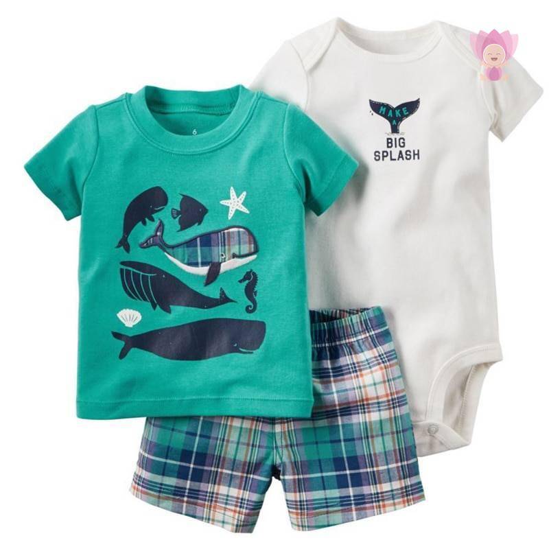 Summer Clothing Outfit for Babies Set 2 Pcs