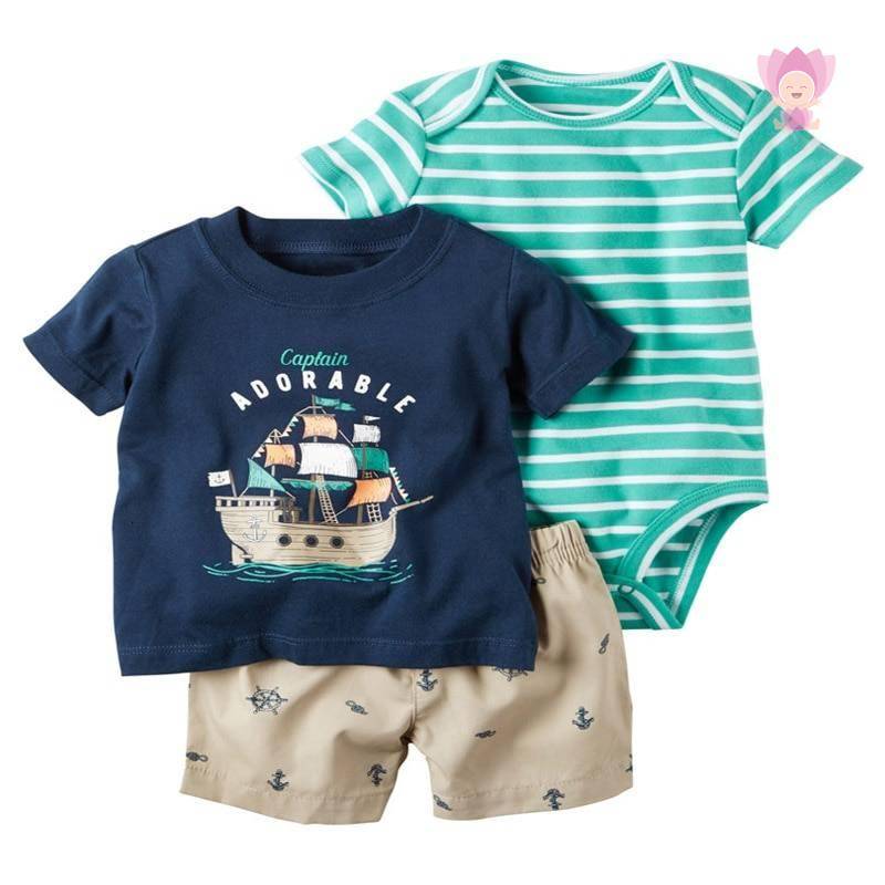 Summer Clothing Outfit for Babies Set 2 Pcs