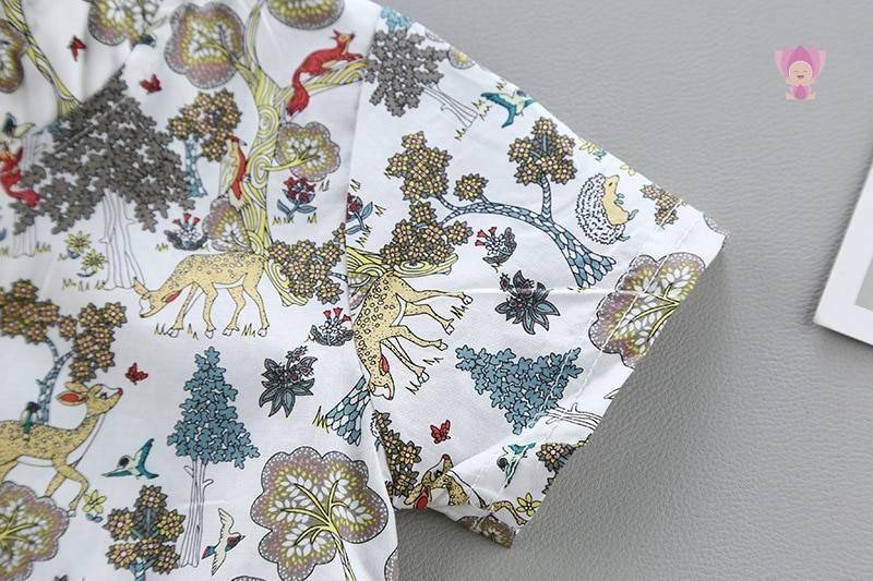 Toddler Boys' Shorts and Shirt in Print