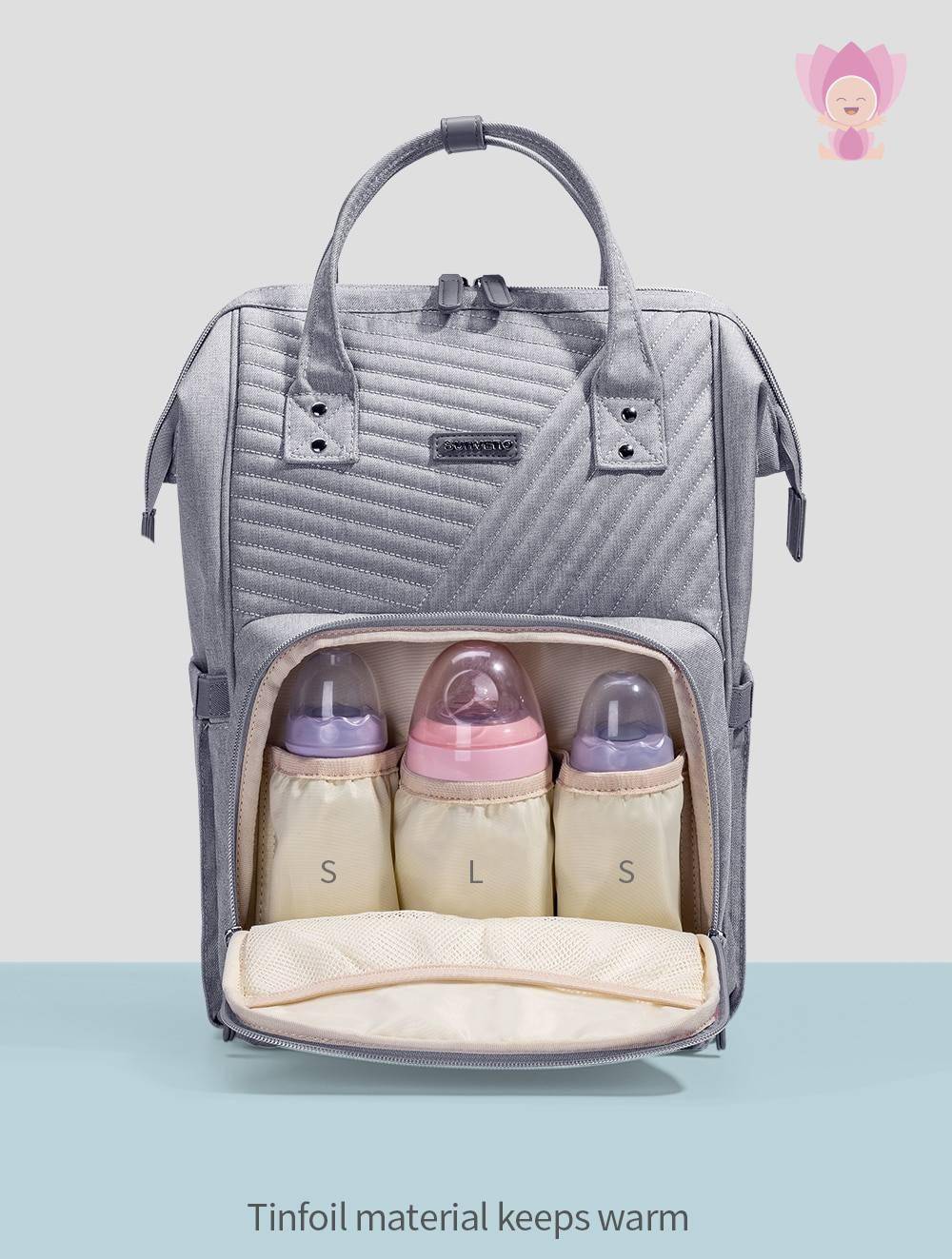Waterproof Nylon Diaper Bag