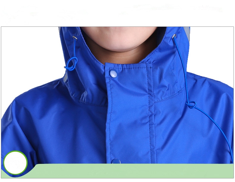 Solid Color Thick Raincoat