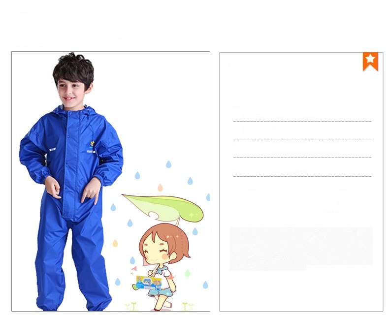 Solid Color Thick Raincoat