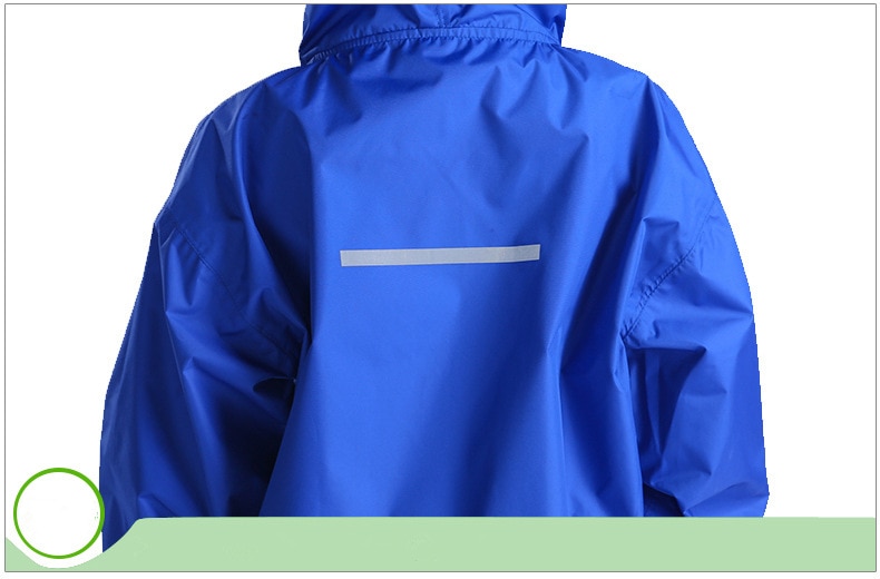 Solid Color Thick Raincoat
