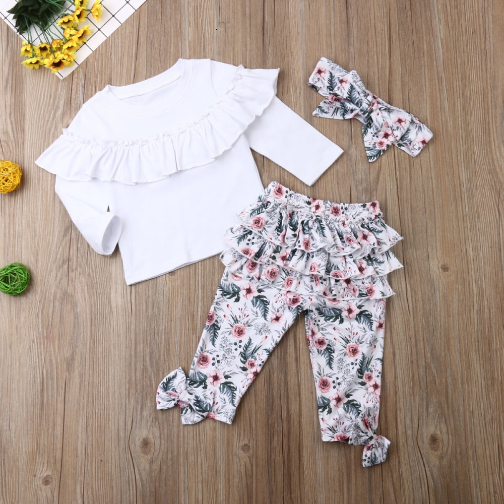 Girl's Ruffle Clothing Set