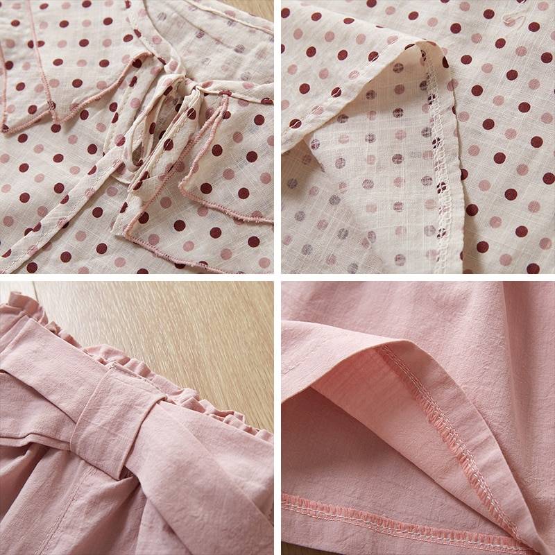 Girl's Floral Chiffon Top with Embroidered Bottoms Set