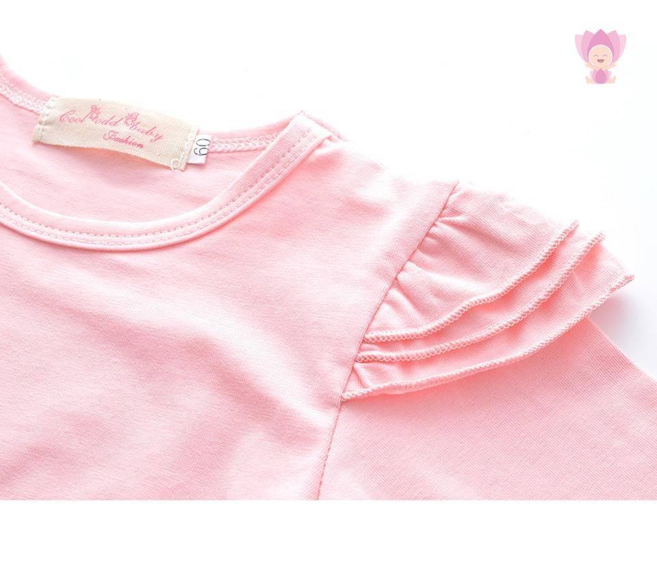 Baby Girls Printed Clothing Set 3 Pcs