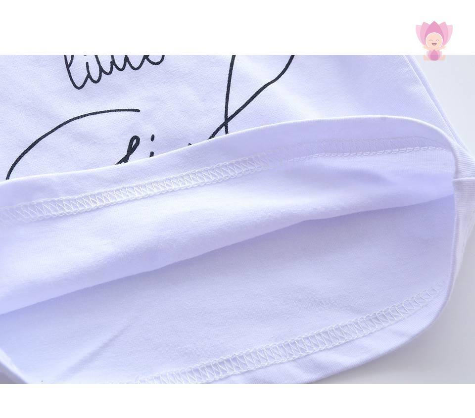 Baby Girls Printed Clothing Set 3 Pcs