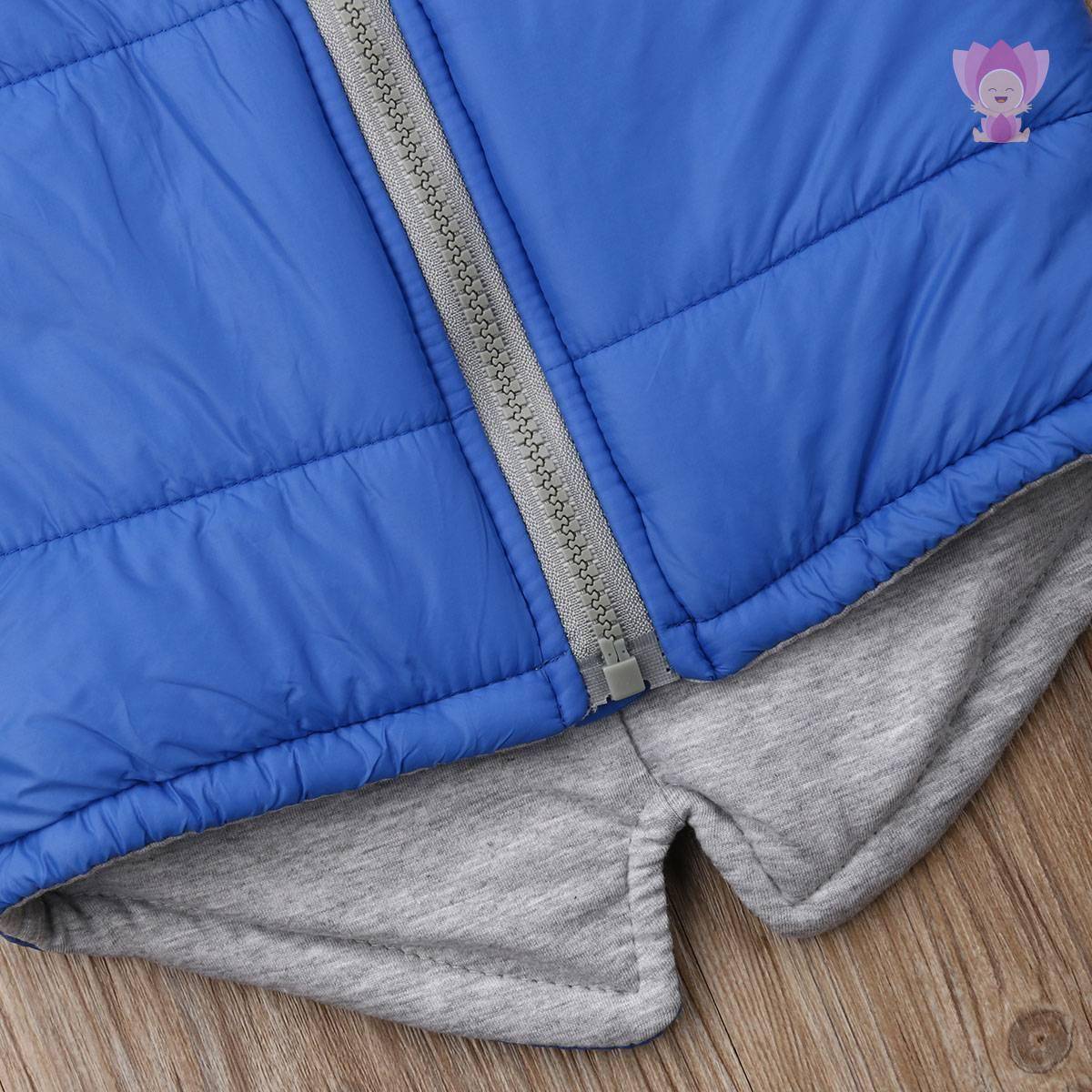 Boy's Dinosaur Winter Hooded Vest