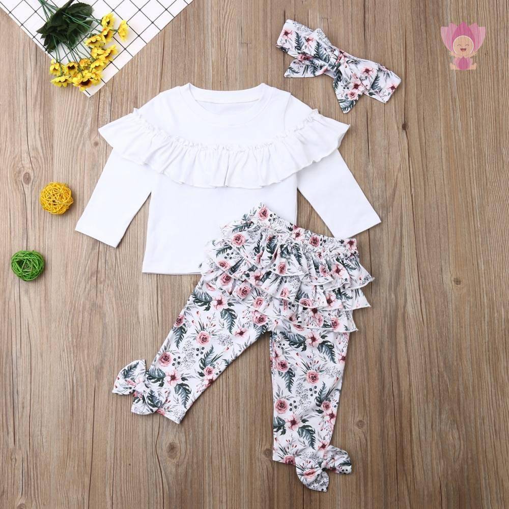 Girl's Ruffle Clothing Set