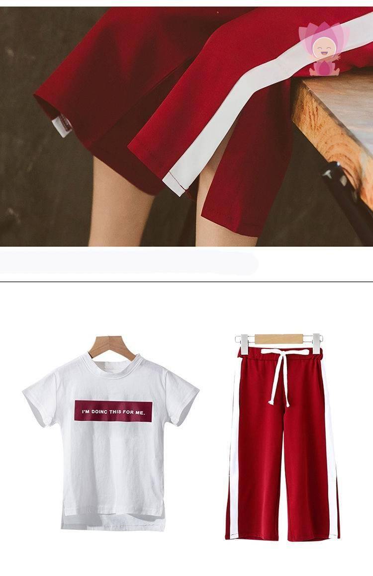 Girls Summer Printed Wet with Skirt