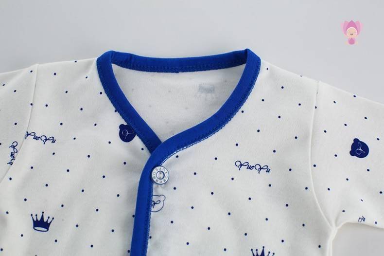 Newborn Baby's Cotton Clothing 7 Pcs Set