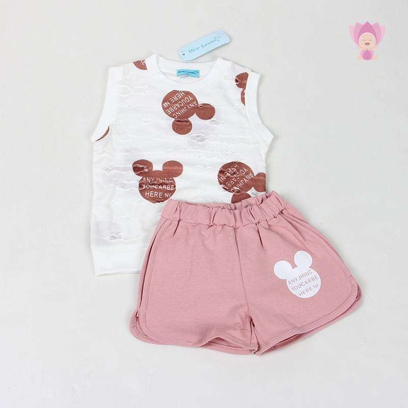 Riped Clothing Set for Girl