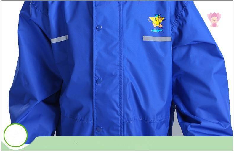 Solid Color Thick Raincoat