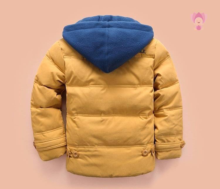 Warm Hooded Coat for Boys
