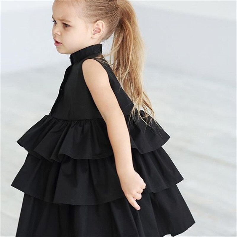 Girls Summer Ruffled Dress