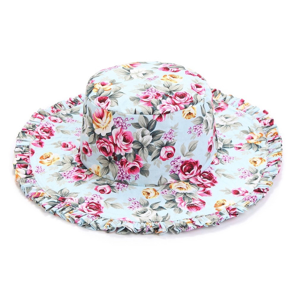 Baby Girl's Summer Patterned Dress with Hat Baby Girl's Summer Patterned Dress with Hat