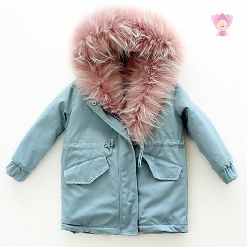 Girl's Fur Parka Girl's Fur Parka