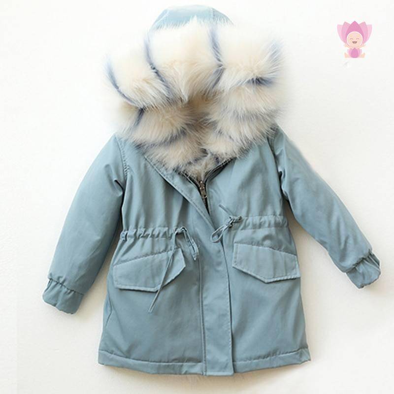 Girl's Fur Parka Girl's Fur Parka