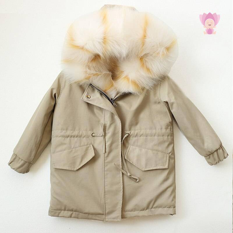 Girl's Fur Parka Girl's Fur Parka