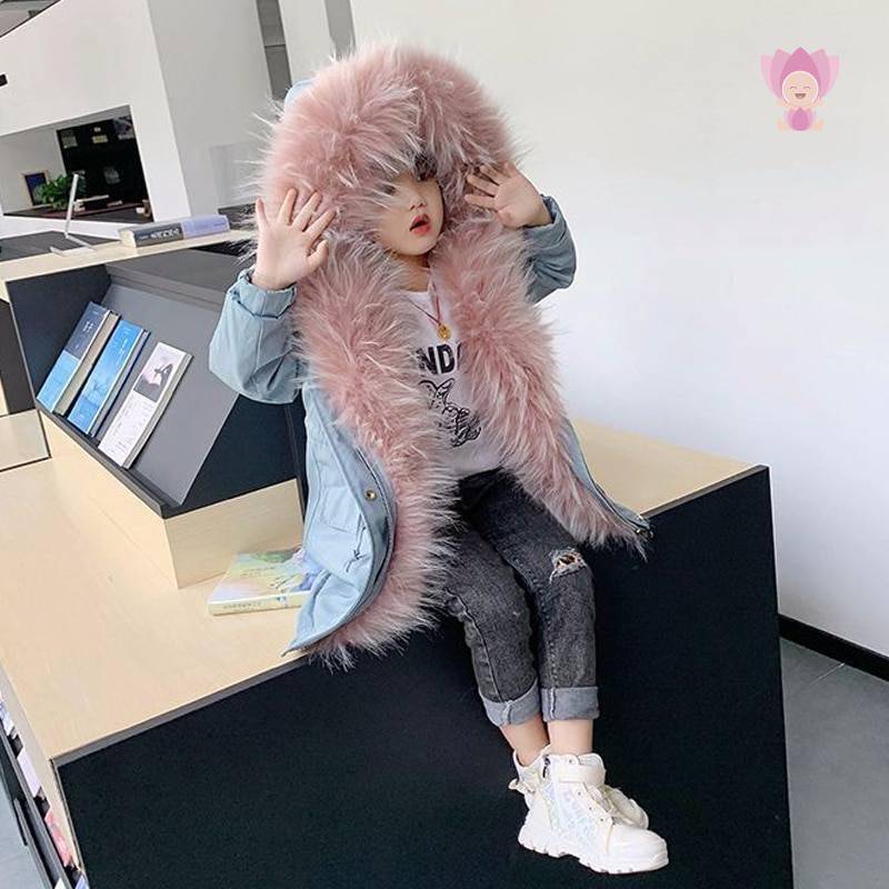 Girl's Fur Parka Girl's Fur Parka
