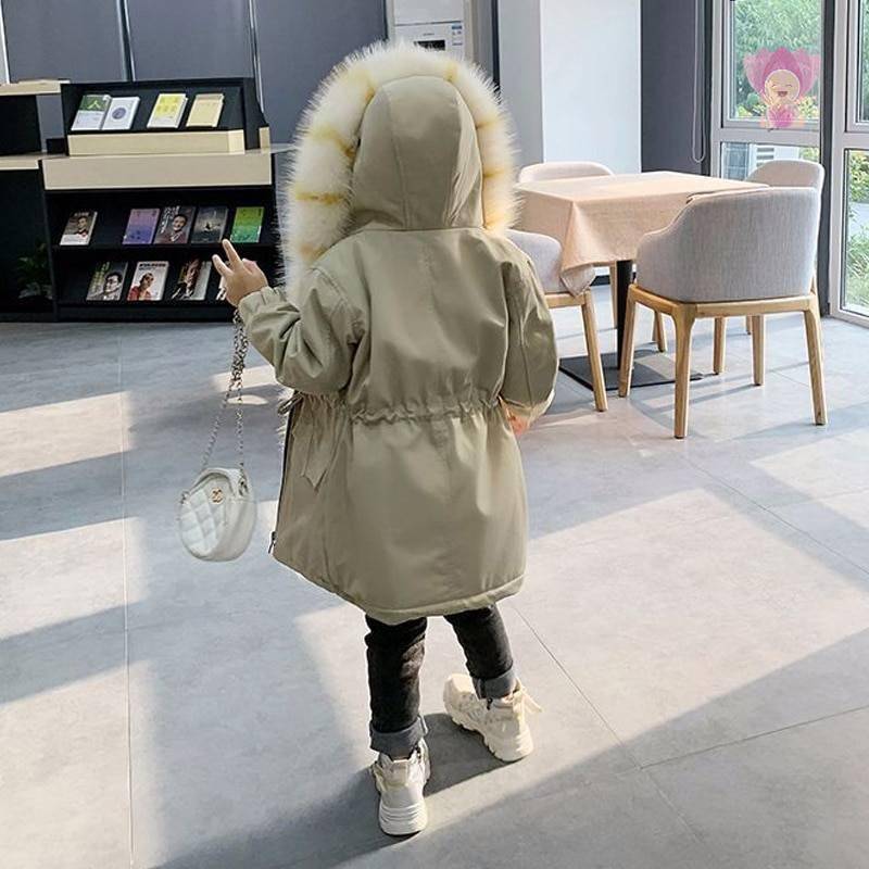 Girl's Fur Parka Girl's Fur Parka