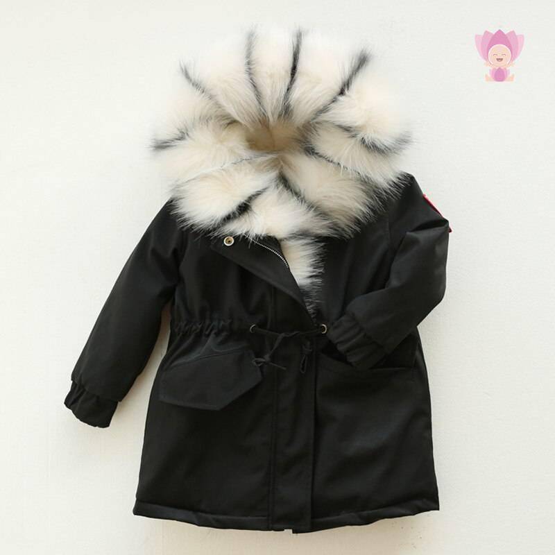 Girl's Fur Parka Girl's Fur Parka