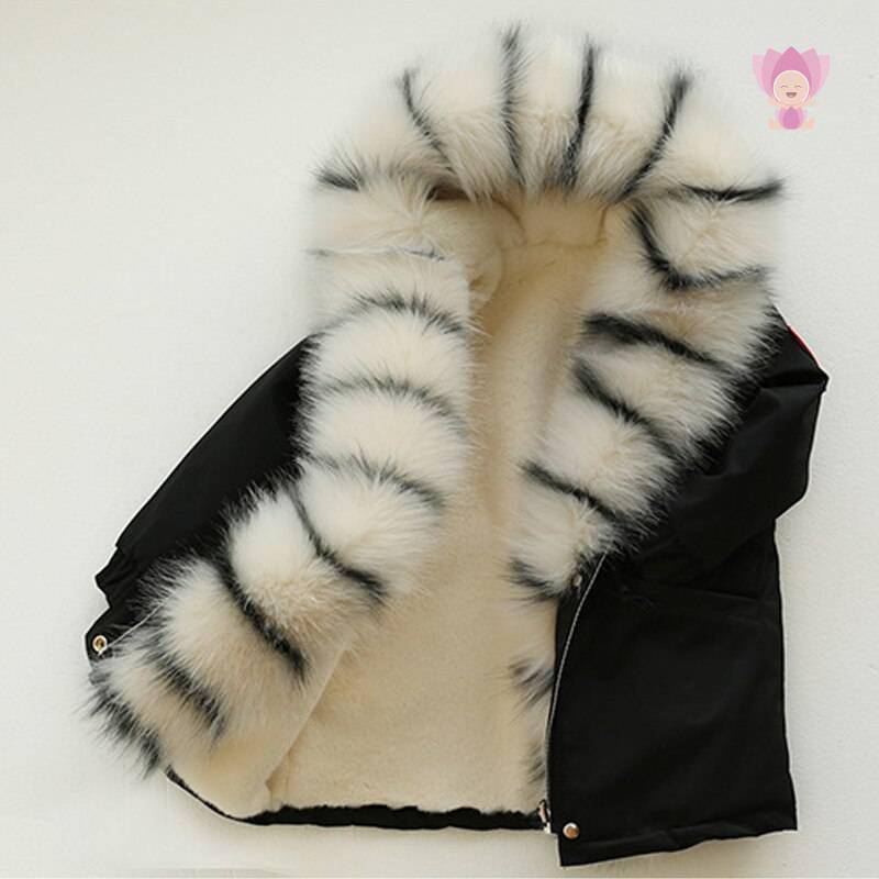 Girl's Fur Parka Girl's Fur Parka